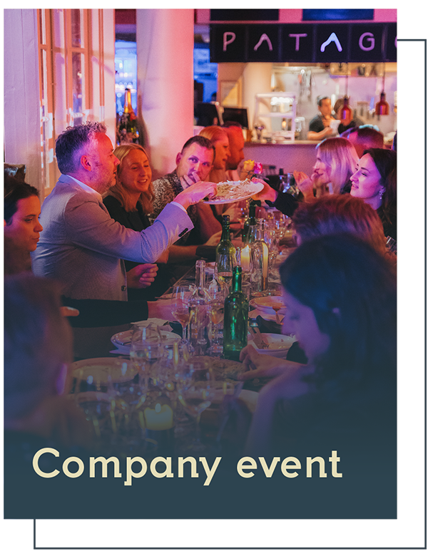 Company events for groups at seaside