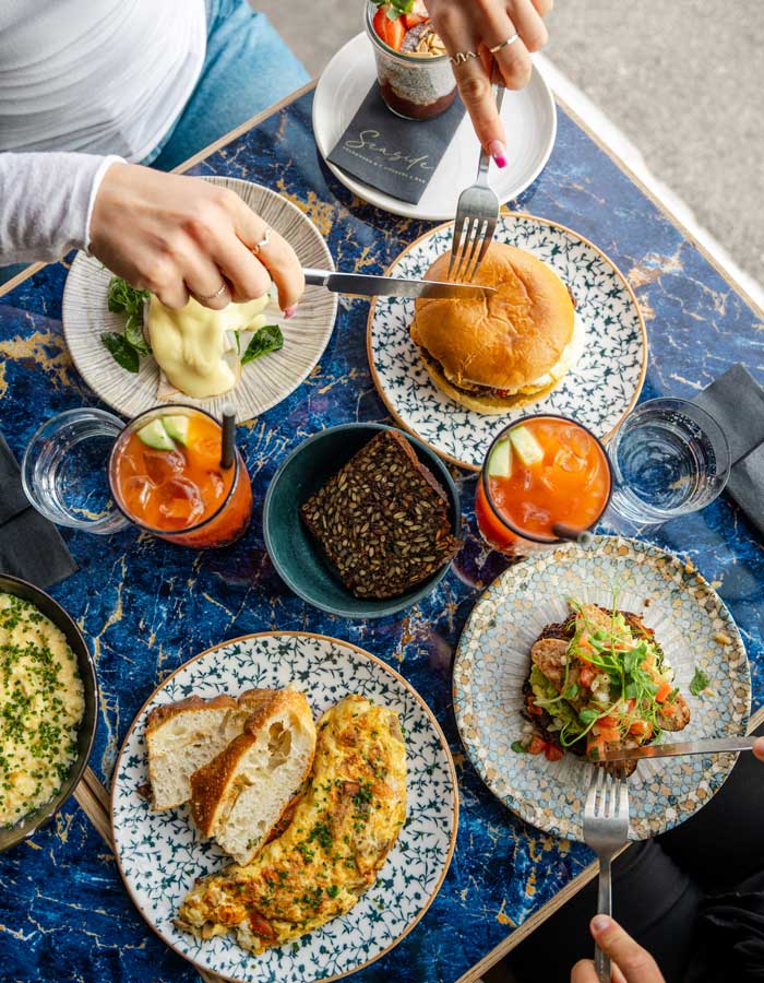 Brunch og morgenmad på Seaside Toldboden