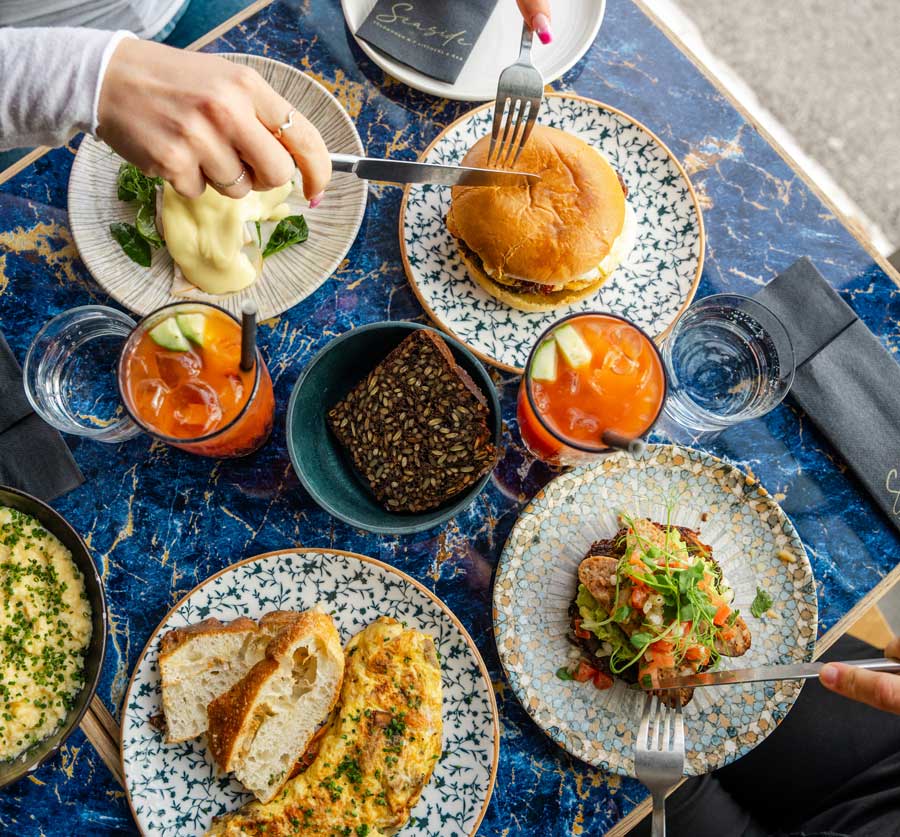 Brunch og morgenmad på Seaside Toldboden